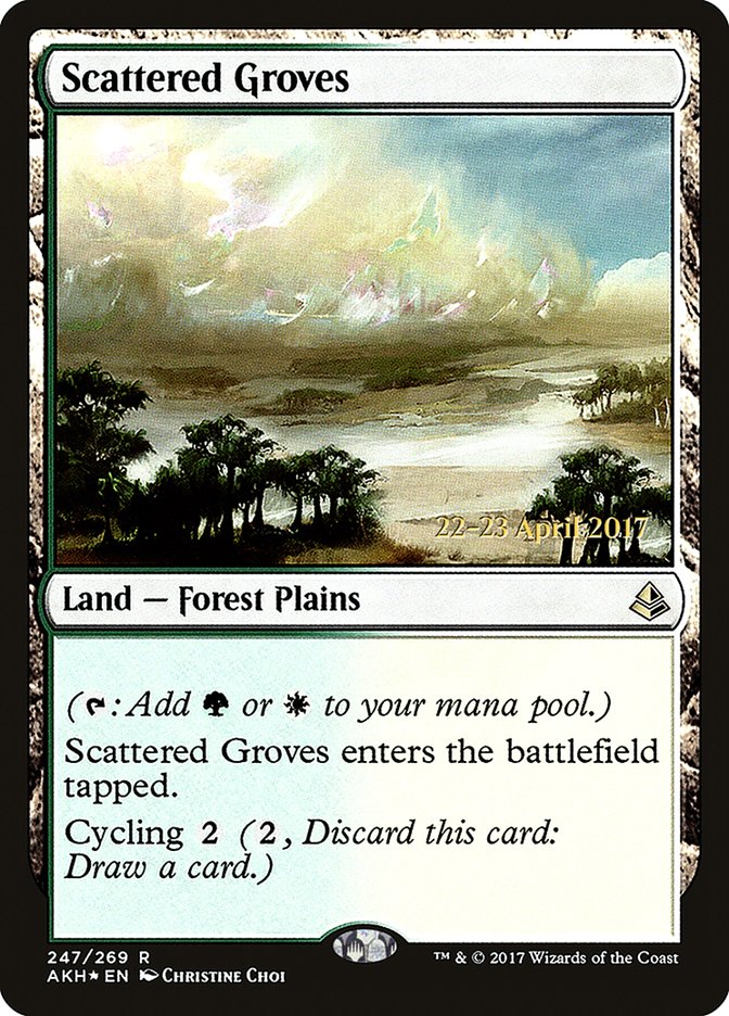 Scattered Groves [Amonkhet Prerelease Promos]