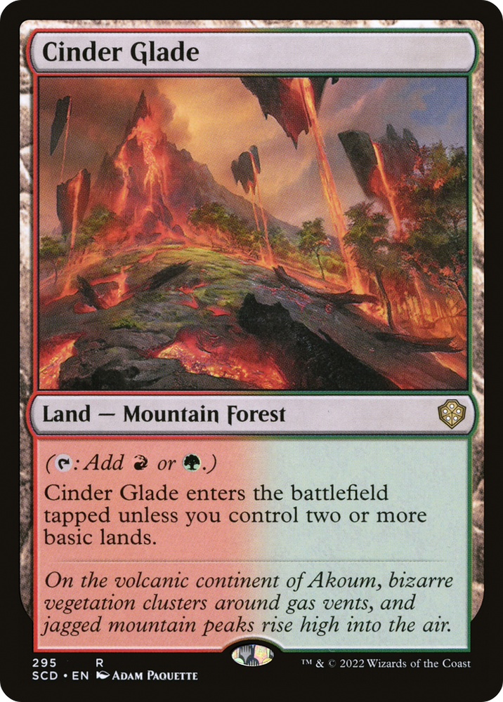 Cinder Glade [Starter Commander Decks]