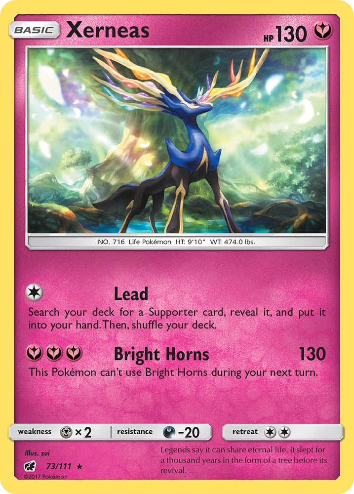 Xerneas (73/111) [Sun & Moon: Crimson Invasion]