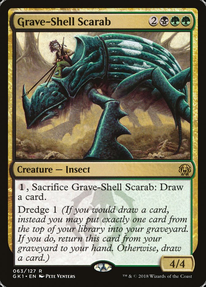 Grave-Shell Scarab [Guilds of Ravnica Guild Kit]