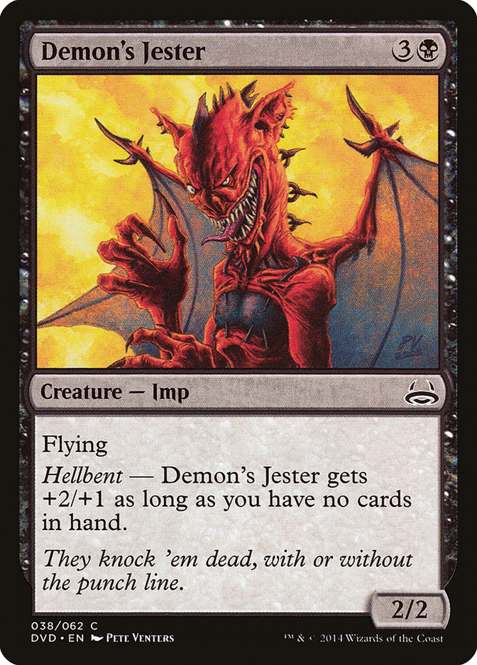 Demon's Jester (Divine vs. Demonic) [Duel Decks Anthology]