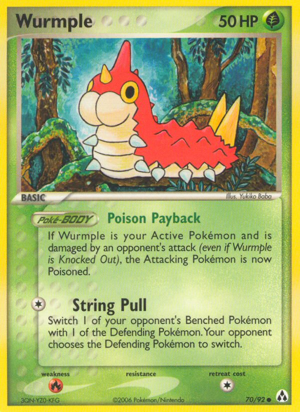 Wurmple (70/92) [EX: Legend Maker]