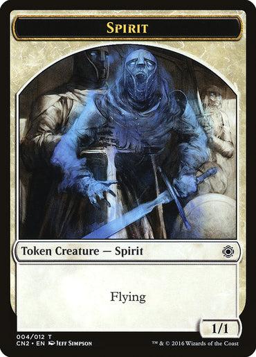 Spirit Token [Conspiracy: Take the Crown Tokens]