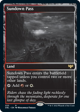 Sundown Pass [Innistrad: Double Feature]