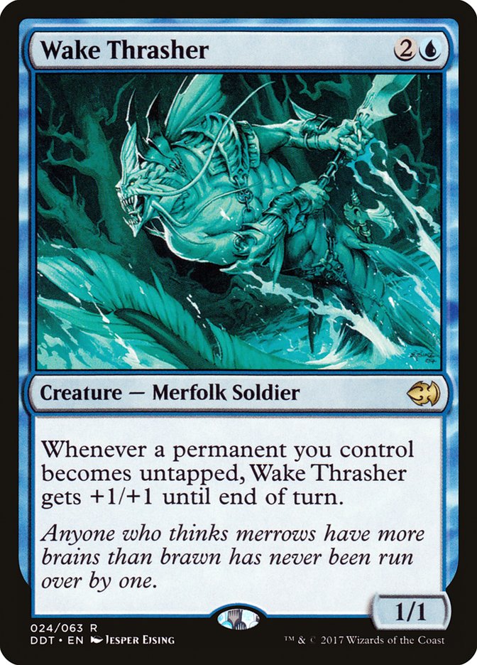 Wake Thrasher [Duel Decks: Merfolk vs. Goblins]