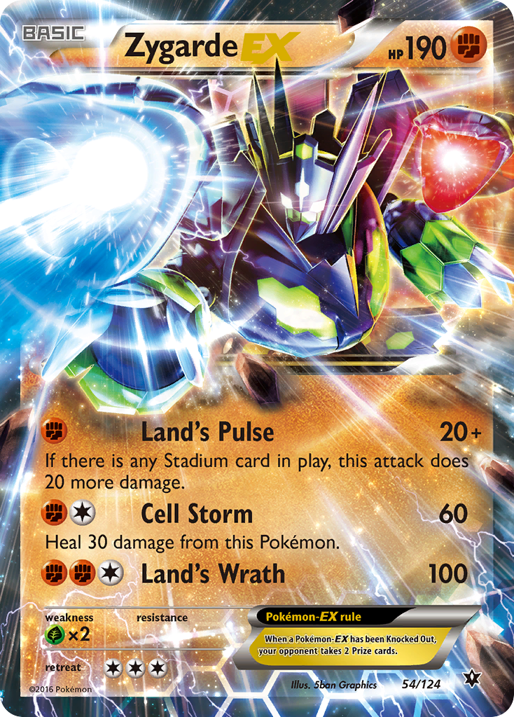 Zygarde EX (54/124) [XY: Fates Collide]