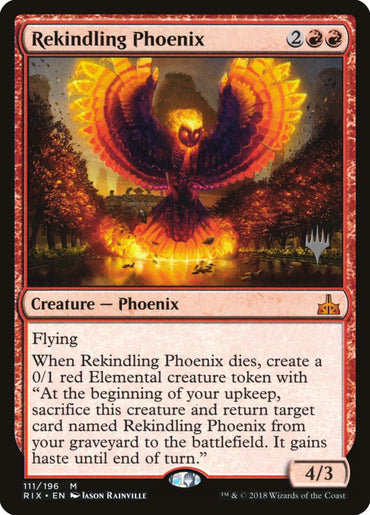 Rekindling Phoenix (Promo Pack) [Rivals of Ixalan Promos]