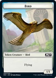 Bird // Treasure Double-Sided Token [Core Set 2021 Tokens]