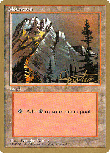 Mountain (mj373) (Mark Justice) [Pro Tour Collector Set]