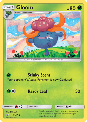 Gloom (5/147) [Sun & Moon: Burning Shadows]