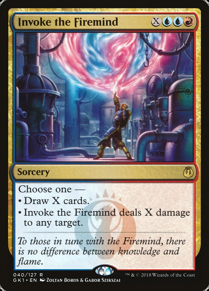 Invoke the Firemind [Guilds of Ravnica Guild Kit]