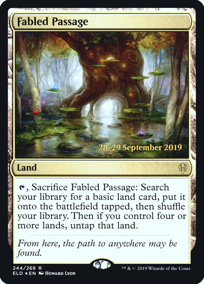 Fabled Passage [Throne of Eldraine Prerelease Promos]