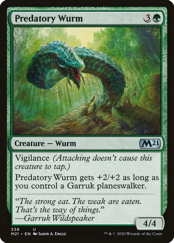 Predatory Wurm [Core Set 2021]