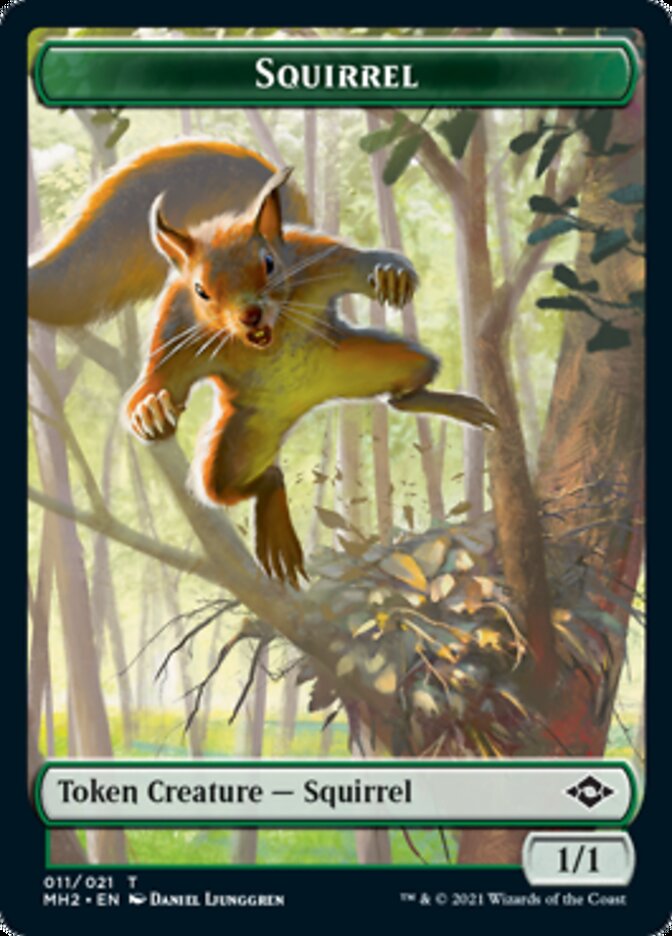 Squirrel // Thopter Double-Sided Token [Modern Horizons 2 Tokens]