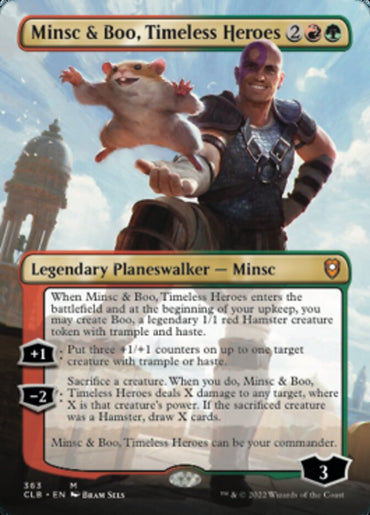 Minsc & Boo, Timeless Heroes (Borderless) [Commander Legends: Battle for Baldur's Gate]