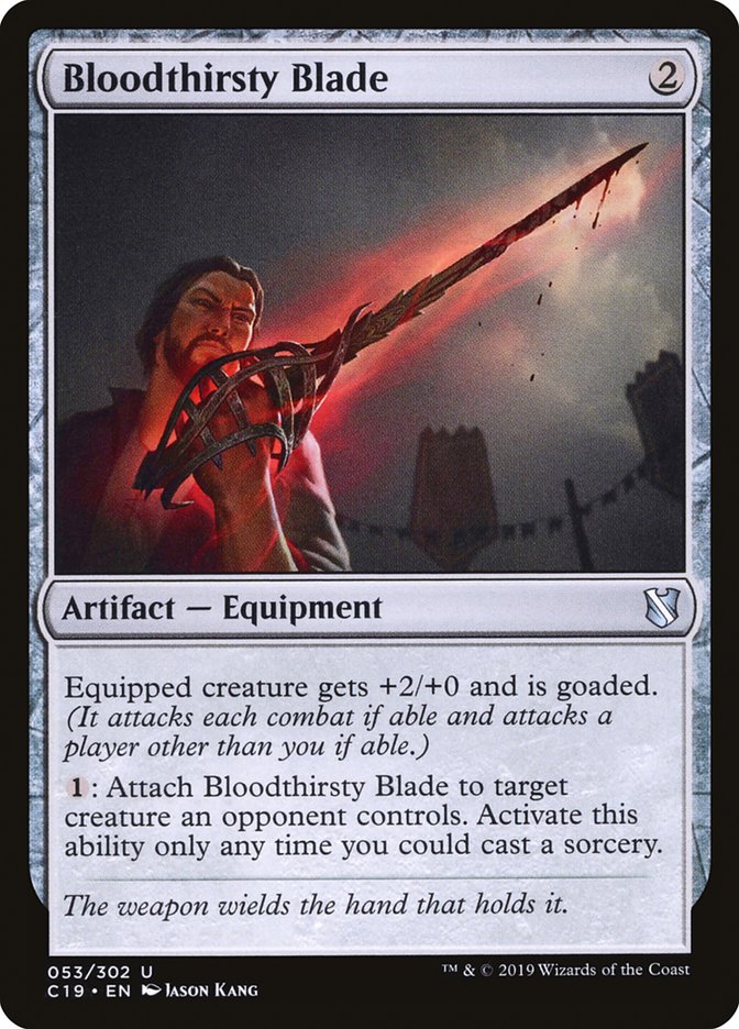 Bloodthirsty Blade [Commander 2019]