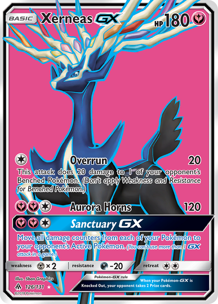 Xerneas GX (126/131) [Sun & Moon: Forbidden Light]