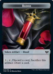 Blood // Blood Double-Sided Token [Challenger Decks 2022 Tokens]