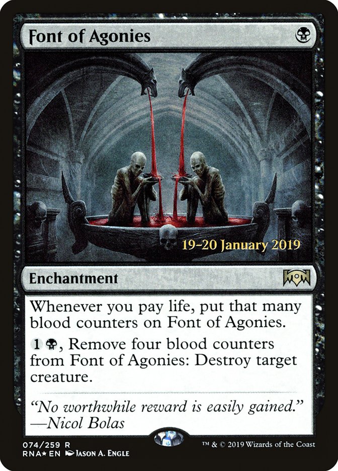 Font of Agonies [Ravnica Allegiance Prerelease Promos]