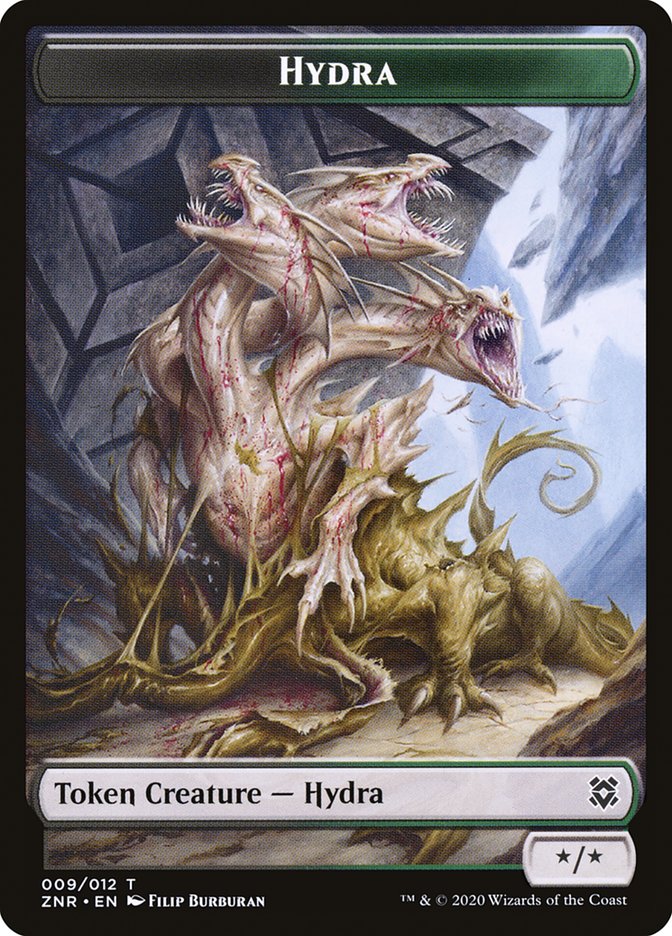 Hydra Token [Zendikar Rising Tokens]