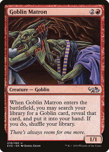 Goblin Matron (Elves vs. Goblins) [Duel Decks Anthology]