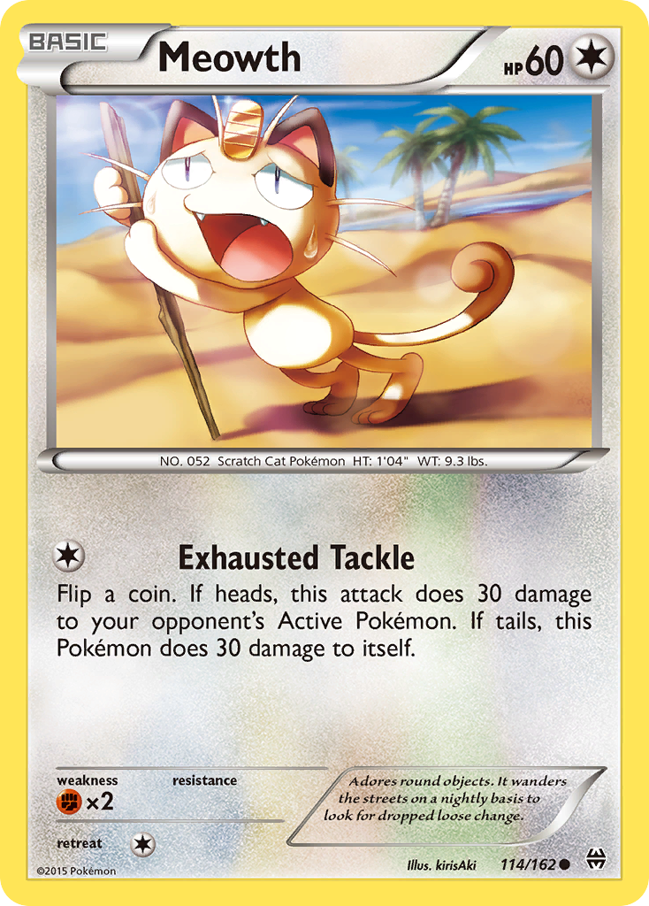 Meowth (114/162) [XY: BREAKthrough]