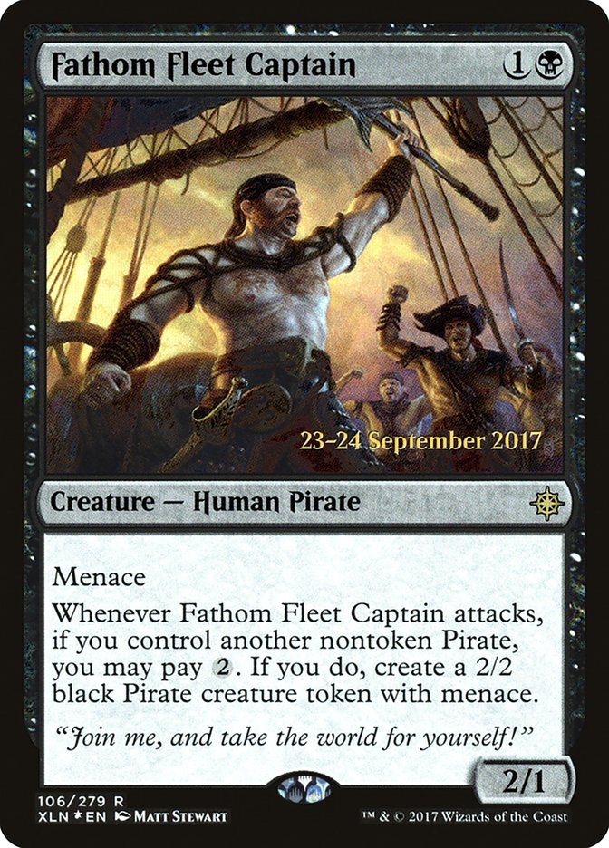 Fathom Fleet Captain [Ixalan Prerelease Promos]