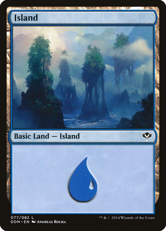 Island (77) [Duel Decks: Speed vs. Cunning]