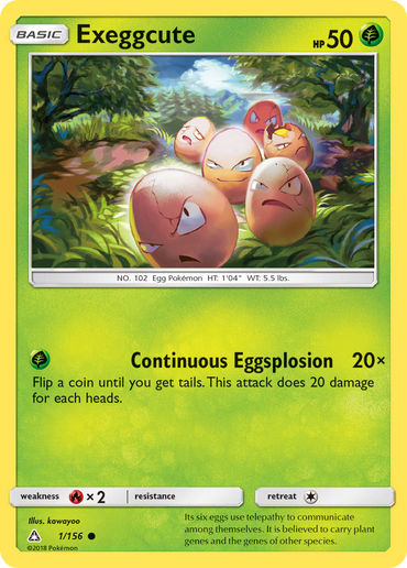 Exeggcute (1/156) [Sun & Moon: Ultra Prism]