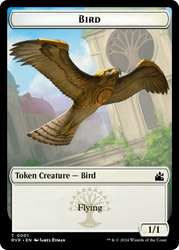 Bird // Centaur Double-Sided Token [Ravnica Remastered Tokens]