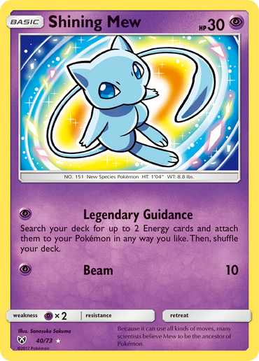 Shining Mew (40/73) [Sun & Moon: Shining Legends]