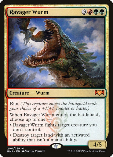 Ravager Wurm [Ravnica Allegiance]