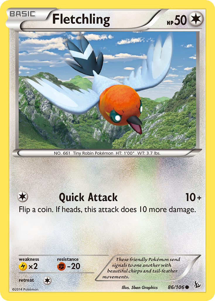 Fletchling (86/106) [XY: Flashfire]