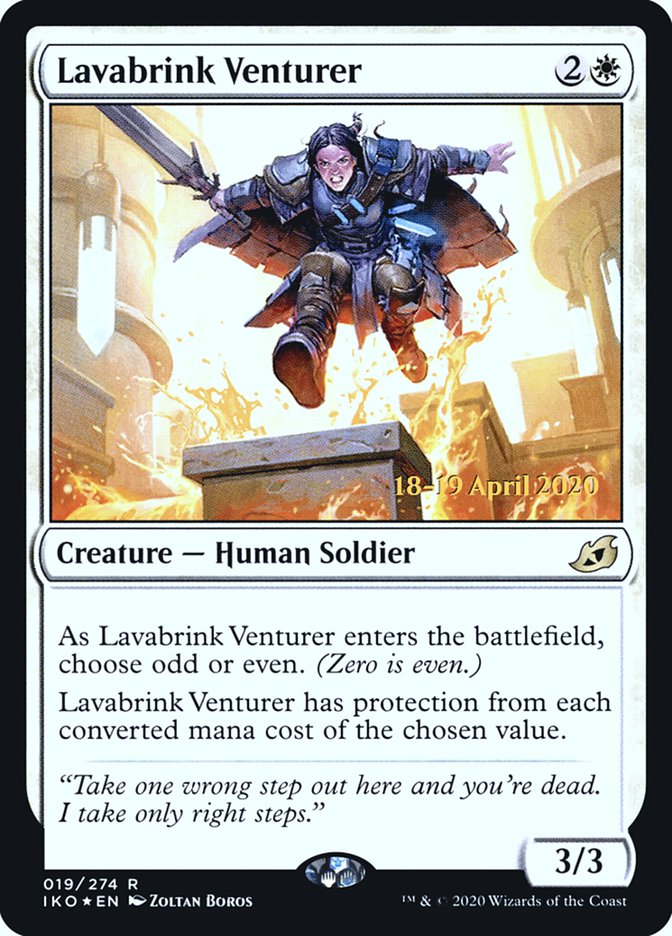 Lavabrink Venturer [Ikoria: Lair of Behemoths Prerelease Promos]